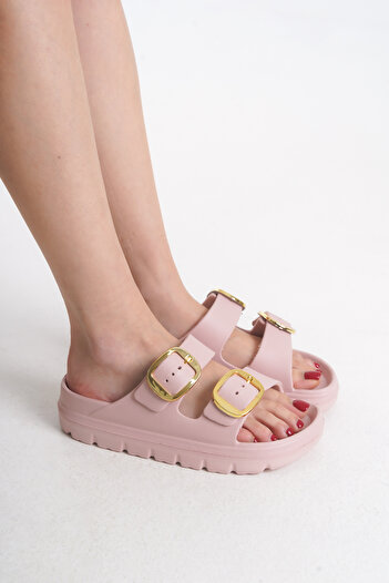 Riccon Teflaema Women's Slippers 001222   Powder