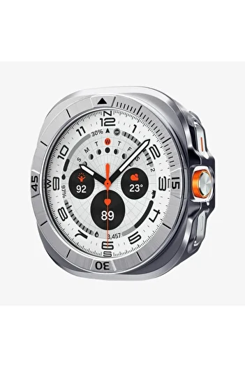 Spigen Bezel Tune Pro For Samsung Galaxy Watch Ultra 47mm Bezel Ring Protector cover with - Silver