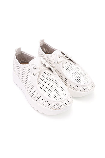 Tmall Pantofi casual de dama,Din piele ecologica,P1283,Alb