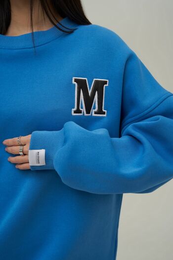 MAİ COLLECTİON Φούτερ Venera Blue Oversize