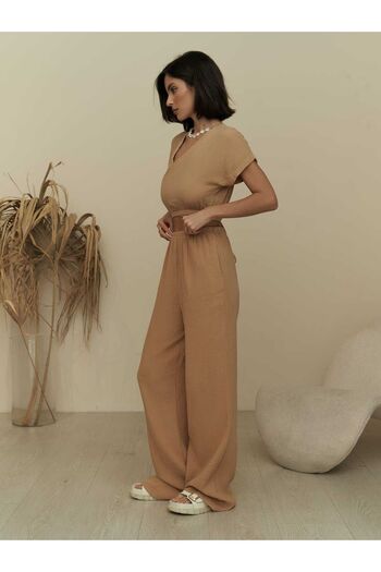BOHEMAİ Phuket Toffe Muslin Crop Set