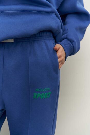 MAİ COLLECTİON Σετ φόρμας Mcllctn Bamboo Saks Blue