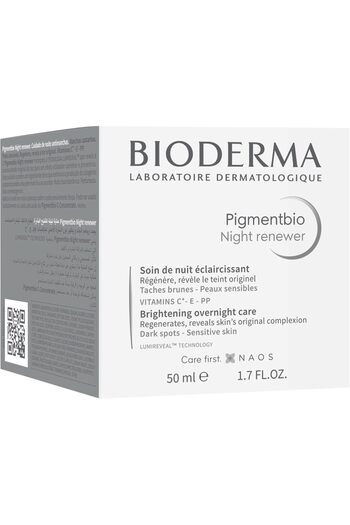 Bioderma Pigmentbio Night Renewer Cream by Bioderma, 50ml, for Hypersensitive Unisex Skin
