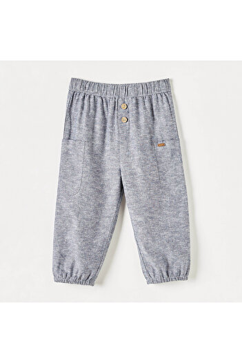 giggles Solid Pants with Elasticated Waistband