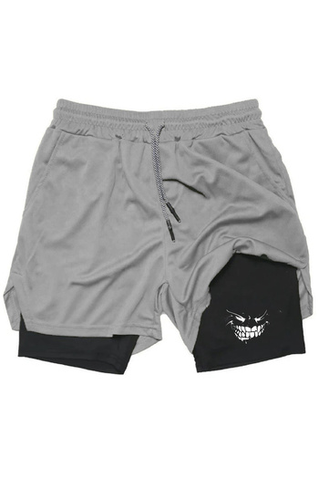 makiteks Printed Makiteks Sports Shorts, Bottom Black Leggings Look Multi-Pocket Leggings Sports Shorts
