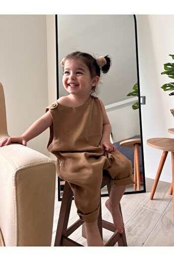 AYZIT Kız Bebek Çocuk Romper Tulum Erkek Bebek Çocuk Romper Tulum