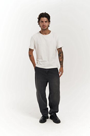 MAİ COLLECTİON Lars Black Men's Jean Pants