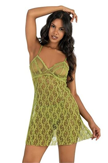 PRIMODA Will Like Water Green Short Tulle Nightgown 4222