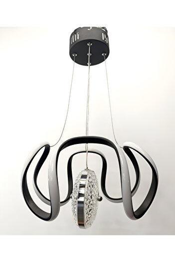 TREND SİYAH DRON ŞEKER TOPLU MODERN LED AVİZE