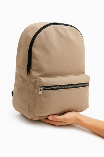 Satuna Καφέ Unisex Casual σακίδιο πλάτης - Κομψό, ελαφρύ, ευρύχωρο και λειτουργικό σχέδιο