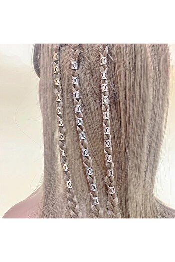 GÜLPEŞE 25 Pieces Hair Earrings Hair Rings