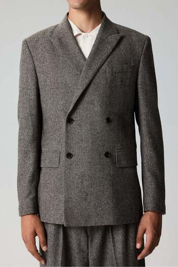 H&M Regular Fit Wool-blend double-breasted jacket
