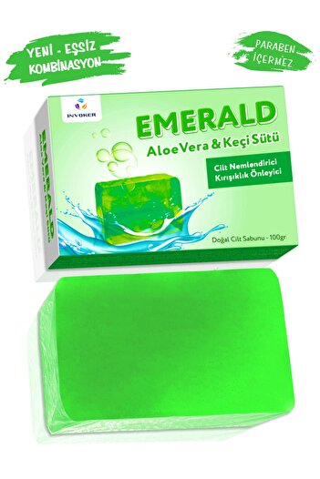 INVOKER Aloe Vera Goat Milk Vitamin C Soap with Peeling Effective Anti-Wrinkle New and Effective Formula