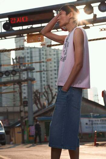 H&M Super Baggy Denim Shorts
