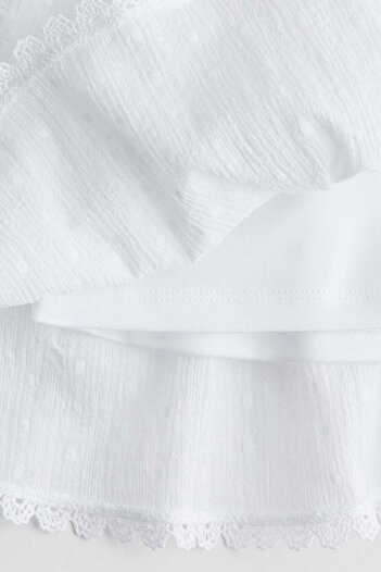 H&M Tiered Cotton Skort