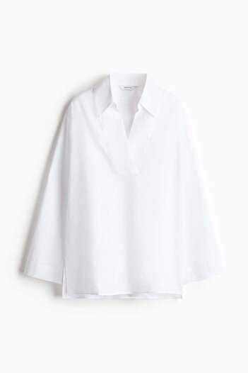 H&M Ramie Popover Shirt