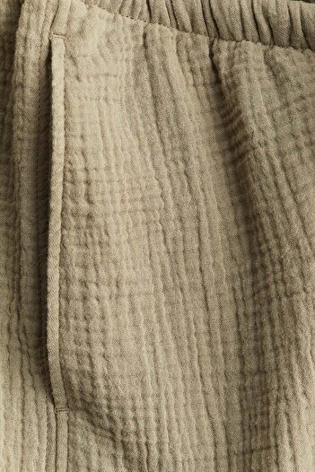 H&M MAMA Drawstring muslin shorts
