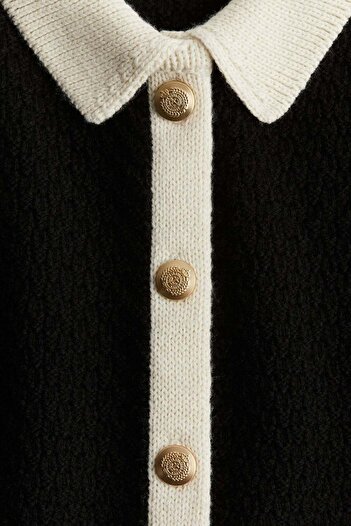 H&M Textured-knit cardigan