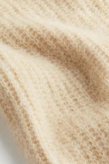 H&M Mohair-blend knitted skirt