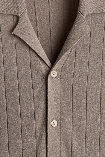 H&M Regular Fit Linen-blend resort shirt