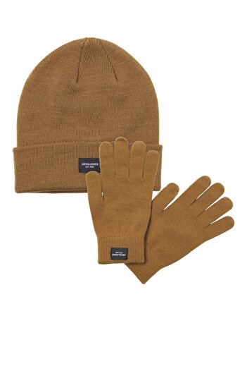 Jack & Jones Jack&Jones Men's Minimalist Beanie & Gloves Set - Casual Winter