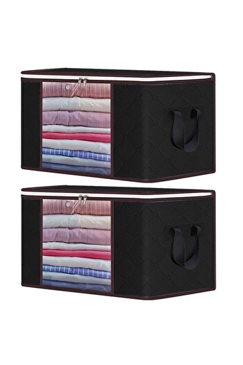 NEXTLY Set of 2 X Organizers for Clothes, Pillows, Quilts, Toys and Other Accessories, Bag
