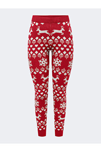 ONLY Patterned Red Women's Tights15302952