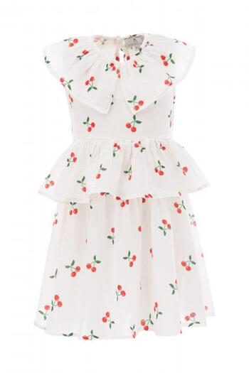 Pinolini Cherry Patterned Poplin Dress