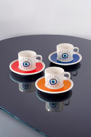 Güral Porselen Mental 12 Piece Coffee Set for 6 People 6705 Nazar