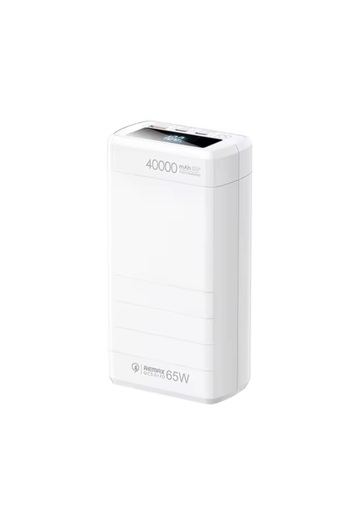 REDz Accessories Remax Rrp-310 Battery, 40,000mah, Multiple Charging, Macbook/laptop Compatible, 65w 22.5w, White