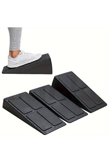 Choice black EPP Stretcher Board Adjustable 3-piece Yoga Exercise Pedal Stretch Squat Leg Training Oblique