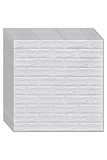 NEXTLY Set 40 X Tapet Autoadeziv 3d , Pentru Tavan/perete, Design Caramida, Waterproof, Ajustabil