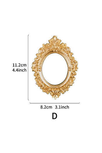 Choice Other dao ju XK jin-bai D Golden Retro Photo Frame Nail Art Jewelry Decoration Home Decoration Photo