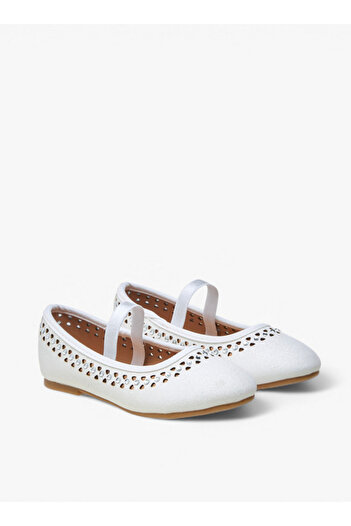 Flora Bella by Shoexpress Embellished Ballerina Shoes with Elastic Closure