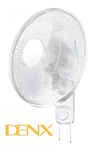 Denx 16 Inch Wall Fan High Performance Fan with 3 Speed ​​Controls, 5 Leaf Blades DX2558