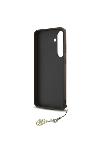 Guess Case for Samsung Galaxy S24 FE Hardcase 4G Charm, Guess - Brown