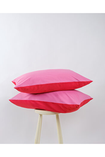 Cozy Home Popping Colors 2 Pillow Case Cherie Red-Fuchsia 50X70
