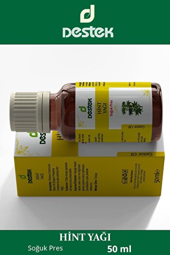 Destek Hint Yağı Soğuk Pres 50 ml