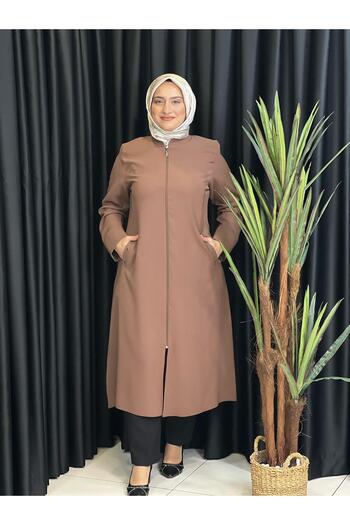 Butik büyük beden Plain Crepe Cap