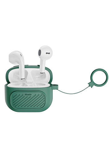 REDz Accessories Căști wireless cu husă inclusă, XO-X26, BT5.1, autonomie baterie 5 ore, verde