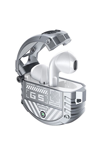 REDz Accessories Căști Bluetooth REMAX G5 Thunder, autonomie baterie 20 de ore, reducere zgomot, argintii