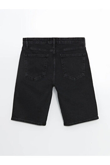 LC Waikiki Lcw Jeans Anthracite Slim Fit Men's Jean Shorts
