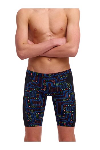 Funky Trunks Jam Chomp Chomp Boys' Training Swim Trunks, Jammer to Knee