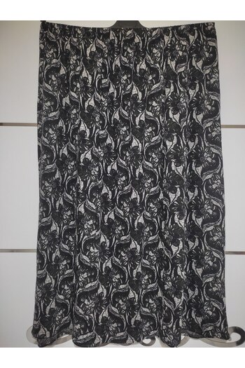 modagüven Piece Flared Elastic Waist Mother Skirt