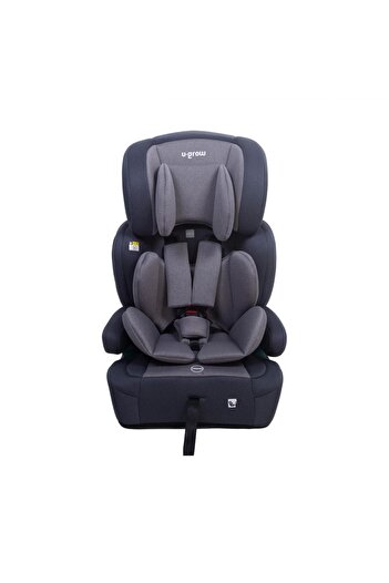 U-Grow Autosedačka 76-150 cm, Isofix, šedá