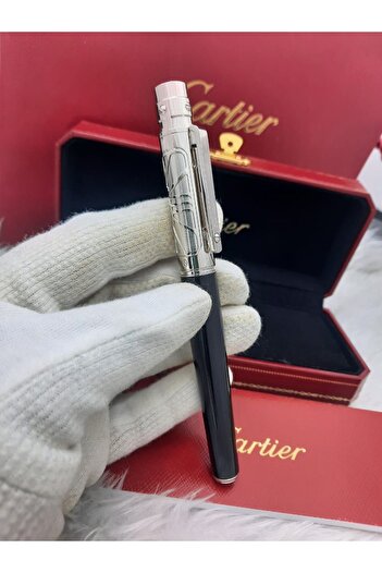 Cartier قلم كارتير بتصميم فاخر مع الملحقات
