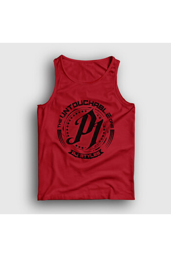 Presmono Unisex Red the Untouchable One P1 Wwe Aj Styles Tank Top 545297Tt