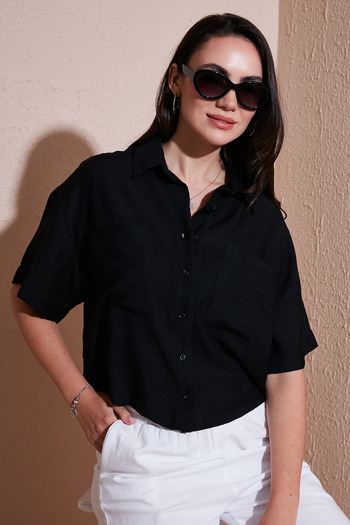 Lela Regular Fit Pocket Detailed Short Sleeve Shirt Shirt 6778568