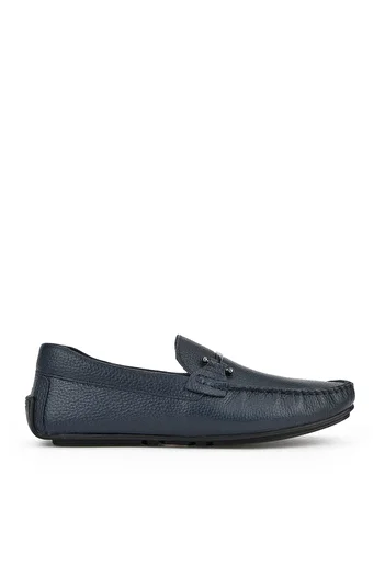 Ziya , Men's Genuine Leather Shoes 1511007Zb02 Navy Blue