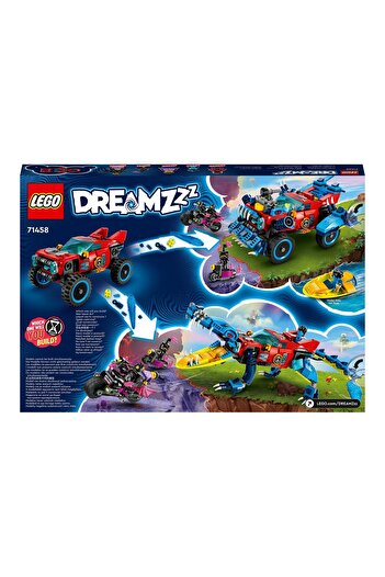 LEGO لعبة سيارة التمساح دريمزز 2 في 1 71458 مجموعة بناء 494 قطعة